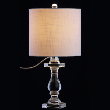 Kellen 20.75" Crystal LED Table Lamp - JONATHAN Y